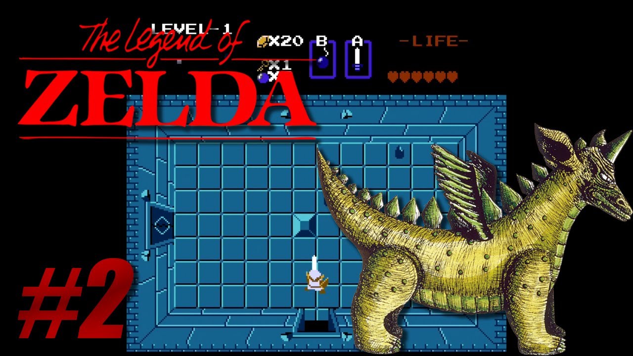 The Legend of Zelda (NES) Walkthrough Part 2 - Level 1: The Eagle