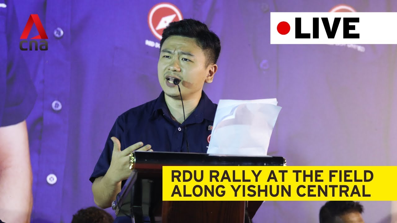 Red Dot United rally for Nee Soon GRC at the field along Yishun Central | May 1