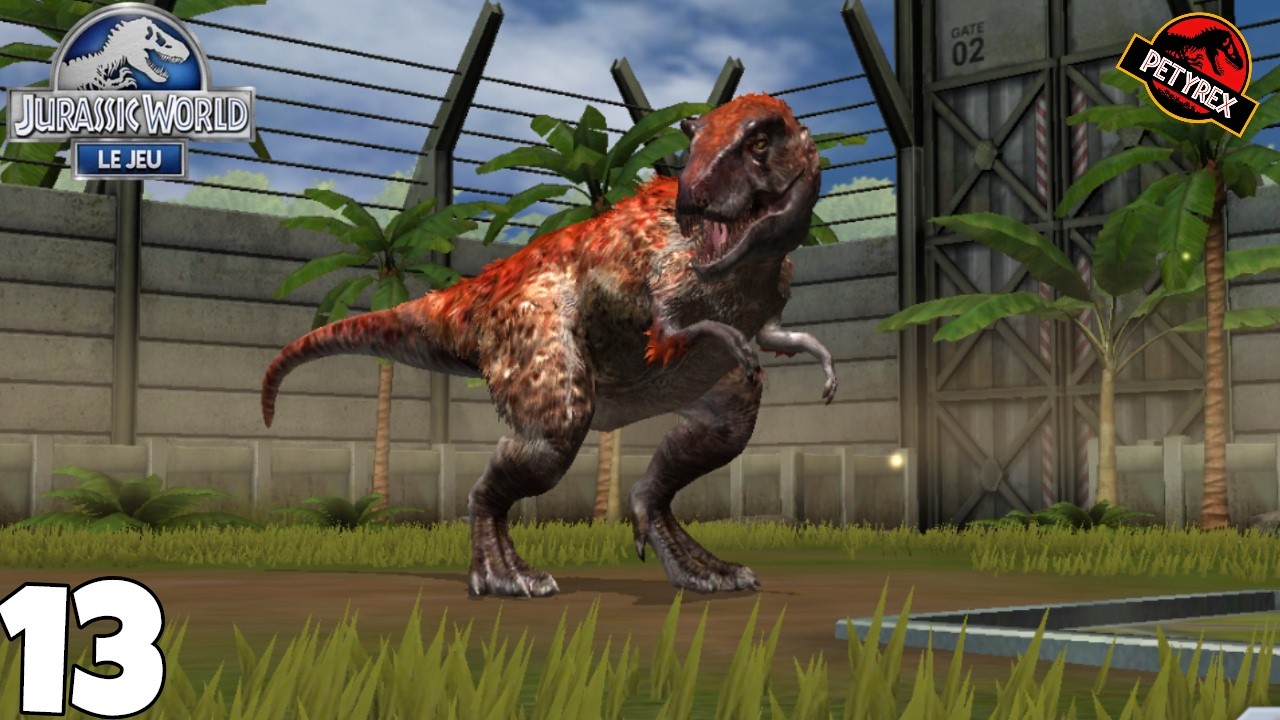 Lythronax niveau 20 + je teste la nouvelle mise à jourr (elle est nul) : Jurassic world le jeu 13