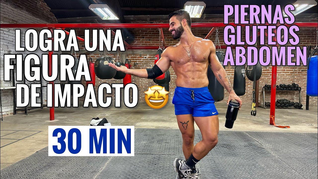 Rutina de Piernas Gluteos Y Abdominales En Casa (30 Minutos) Ejercicio Para Abdomen y Piernas