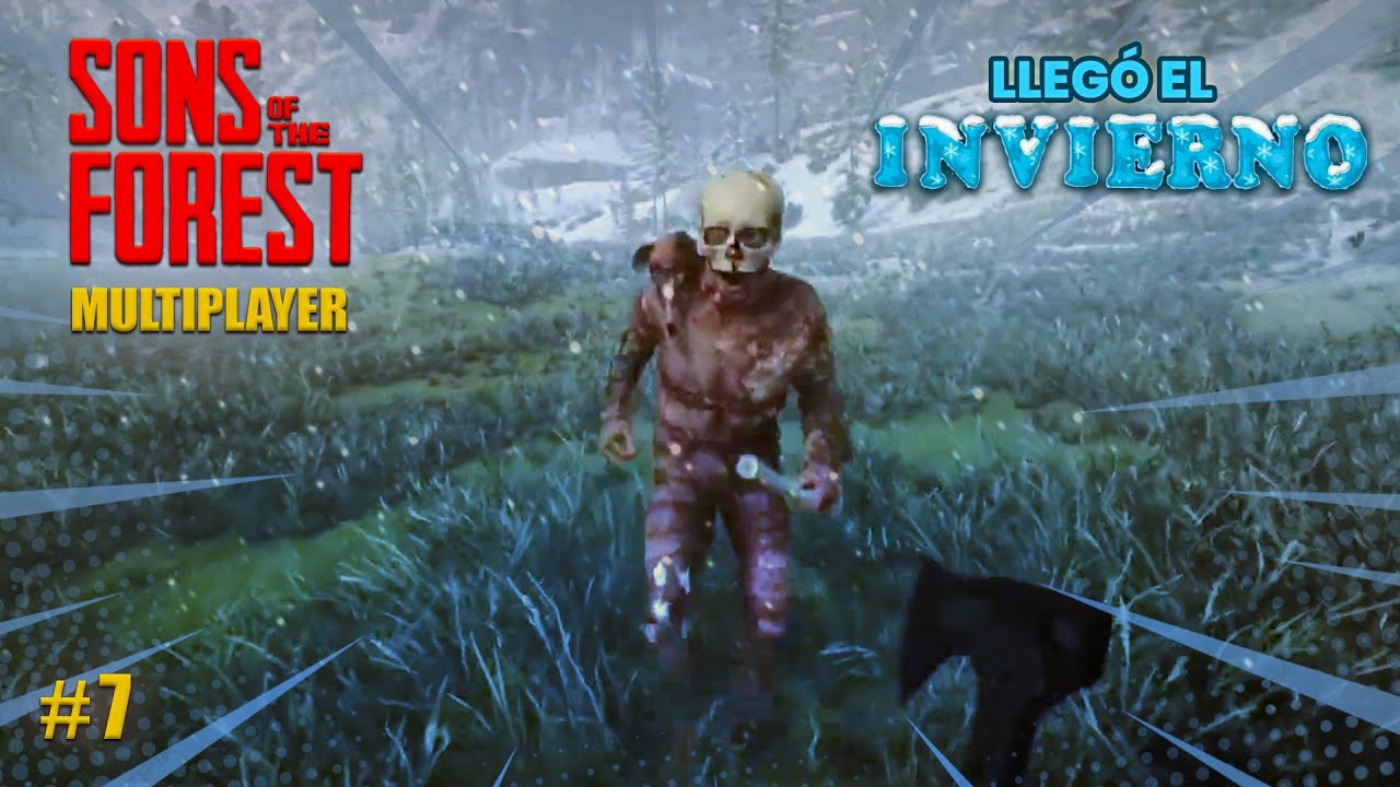 ☃️ La 2da CUEVA en pleno INVIERNO❄️🏕️ | Sons of the Forest (Gameplay latino)