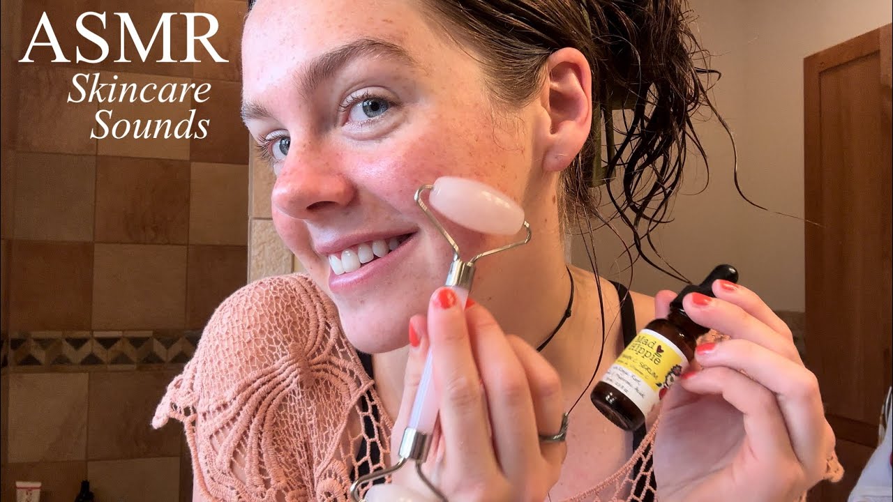 ASMR My Skincare Routine (Water & Soapy Sounds)