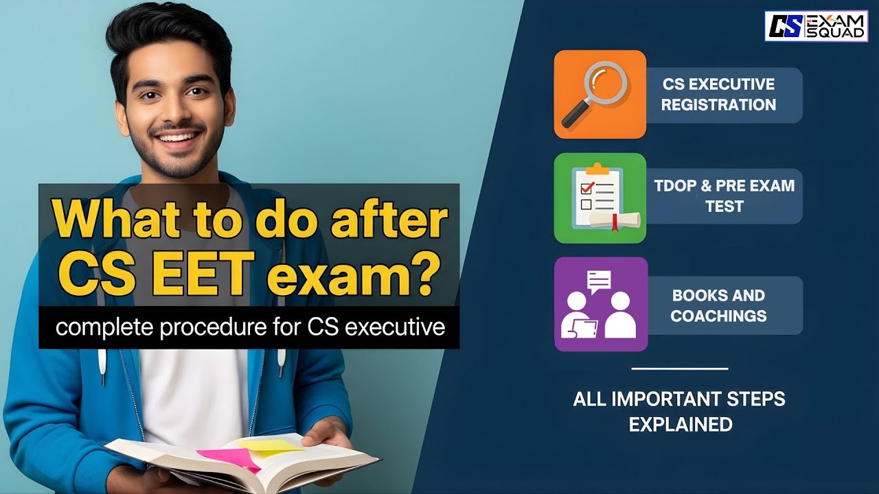 What to Do After CSEET? | CS Executive Registration, Fees, Books, TDOP & Pre-Exam Test Explained