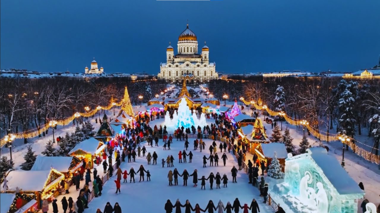 ORTHODOX CHRISTMAS 2026 MOSCOW | RUSSIAN CHRISTMAS CELEBRATION 4K