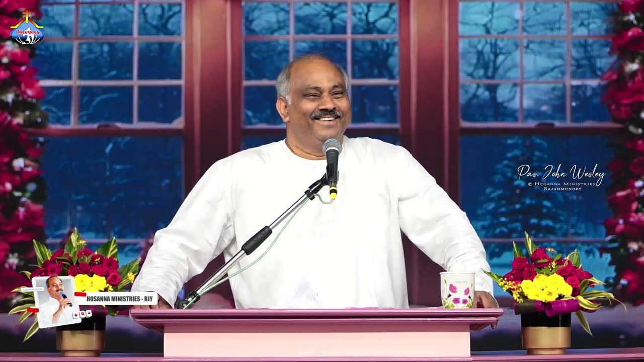 ఆపత్కాలమున ఆయన తన పర్ణశాలలో నన్ను దాచును MESSAGE BY PAS.JOHN WESLEY ANNA 21-12-25