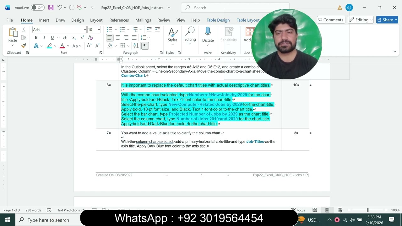 Exp22_Excel_Ch03_HOE_Jobs | Exp22 Excel Ch03 HOE Jobs | Exp22 Excel Ch03 HOE Jobs