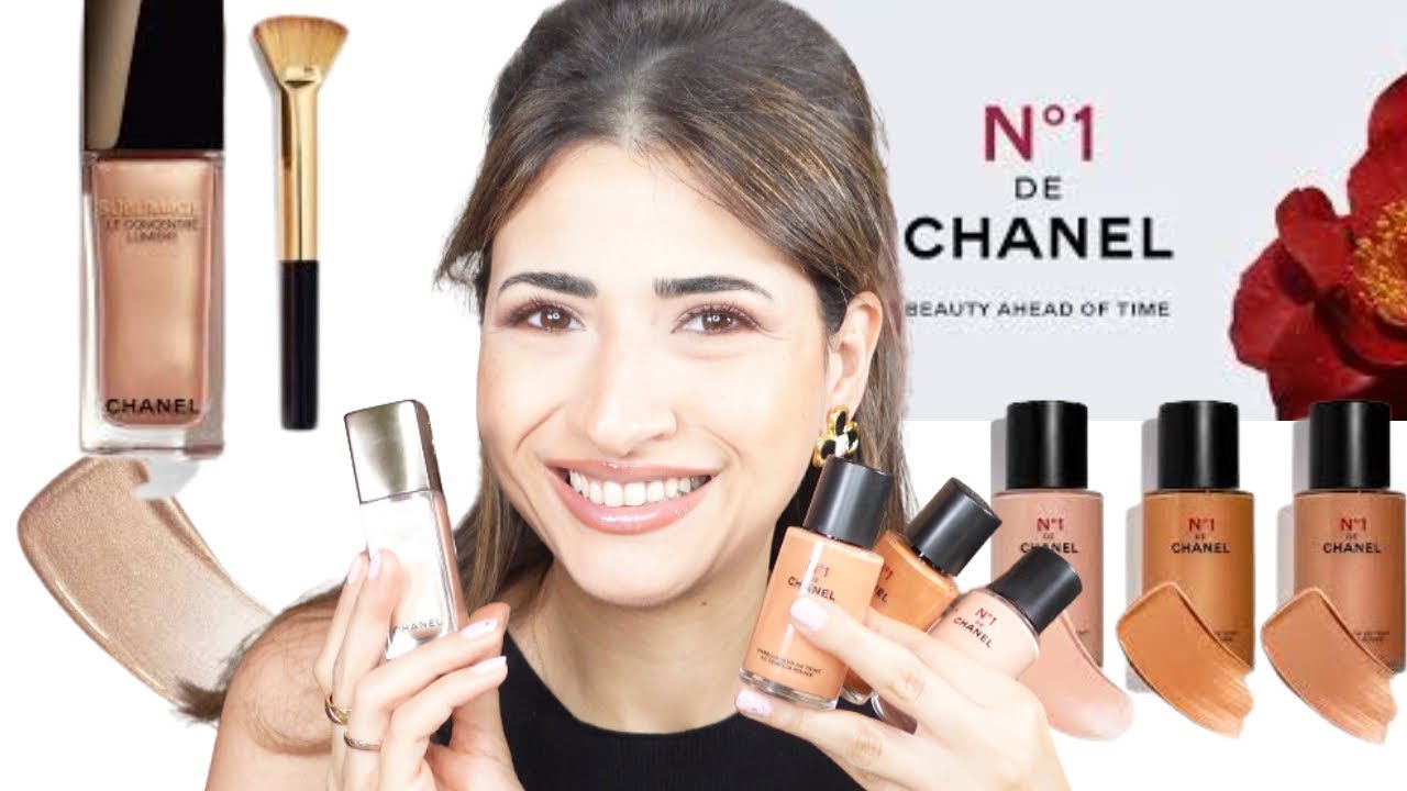 NEW CHANEL SUBLIMAGE HIGHLIGHTER VS  NO 1 SKIN ENHANCER | Comparison & Full Look