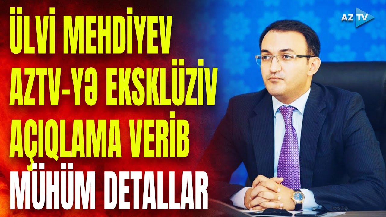 Ülvi Mehdiyevin AzTV-yə eksklüziv müsahibəsi: “ASAN Xidmət” rəhbərindən MÜHÜM AÇIQLAMALAR