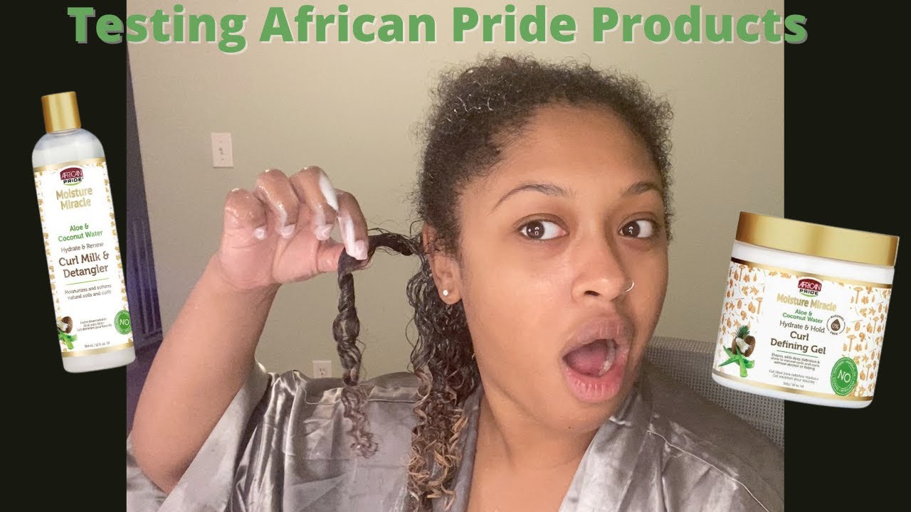 Testing African Pride Aloe & Coconut Water Products *don't ever cocktail this curl milk!*