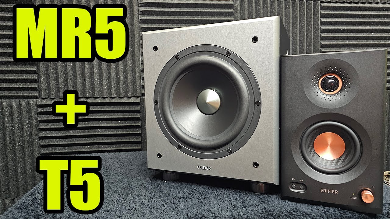 Edifier MR5 + Edifier T5  ( Sound Test )