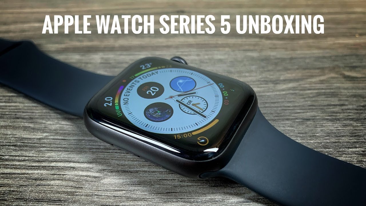 Apple Watch Series 5 Space Grey Unboxing & Setup
