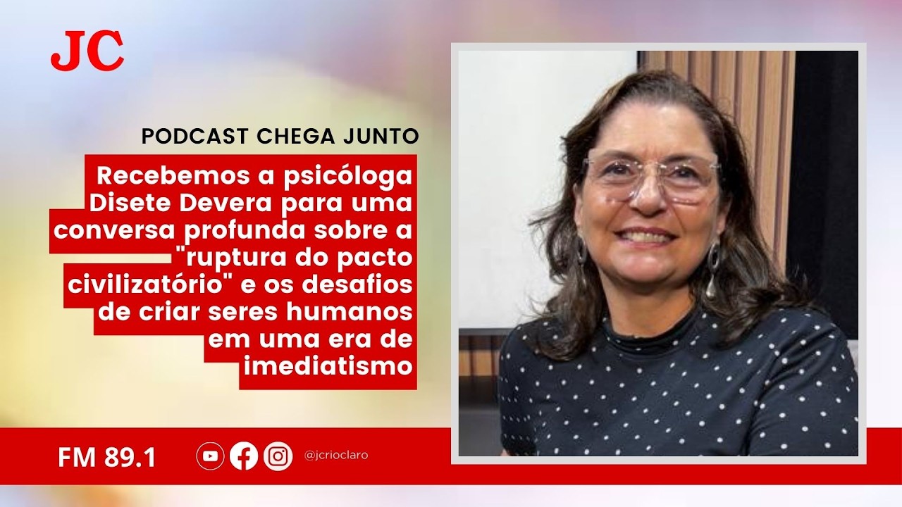 Educar é um ato de coragem: Disete Devera fala sobre os abismos da alma no Chega Junto | #133