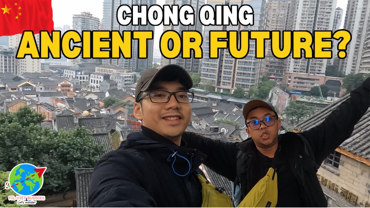 🇨🇳 Мы впервые в Чунцине... Этот город кажется нереальным! #china #chongqing #travelvlog