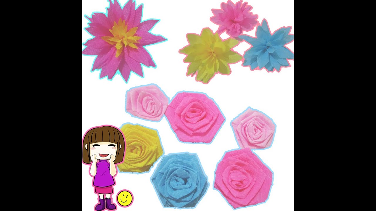 Cómo hacer flores COMPILACIÓN ~ Aprende con las piñatas de Emily :3 ~