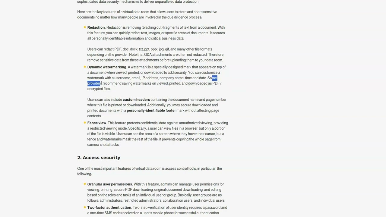 Top Nine virtual data room provider 2023 ||optics of virtual data rooms || education zone.27