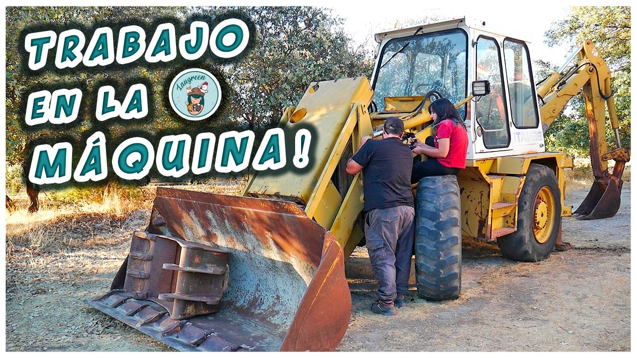 Preparando la EXCAVADORA para la GRAN REPARACIÓN en la FINCA! 🚜