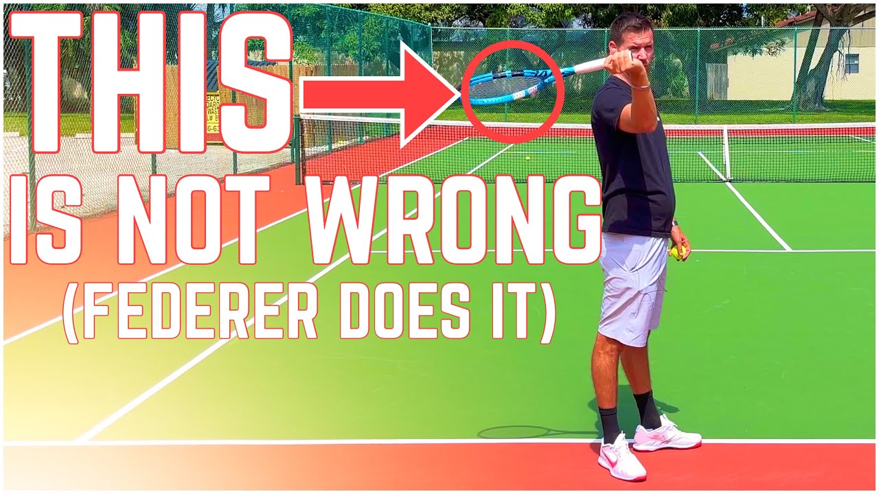 Why the Open-Face Racquet Drop is NOT a Waiter Serve (Federer Does It)