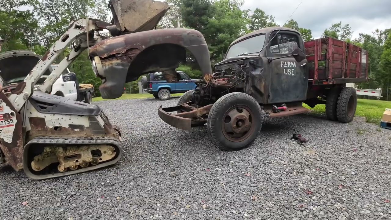 Разборка Ford F4 Modern Transition Swap, часть 1, 1951