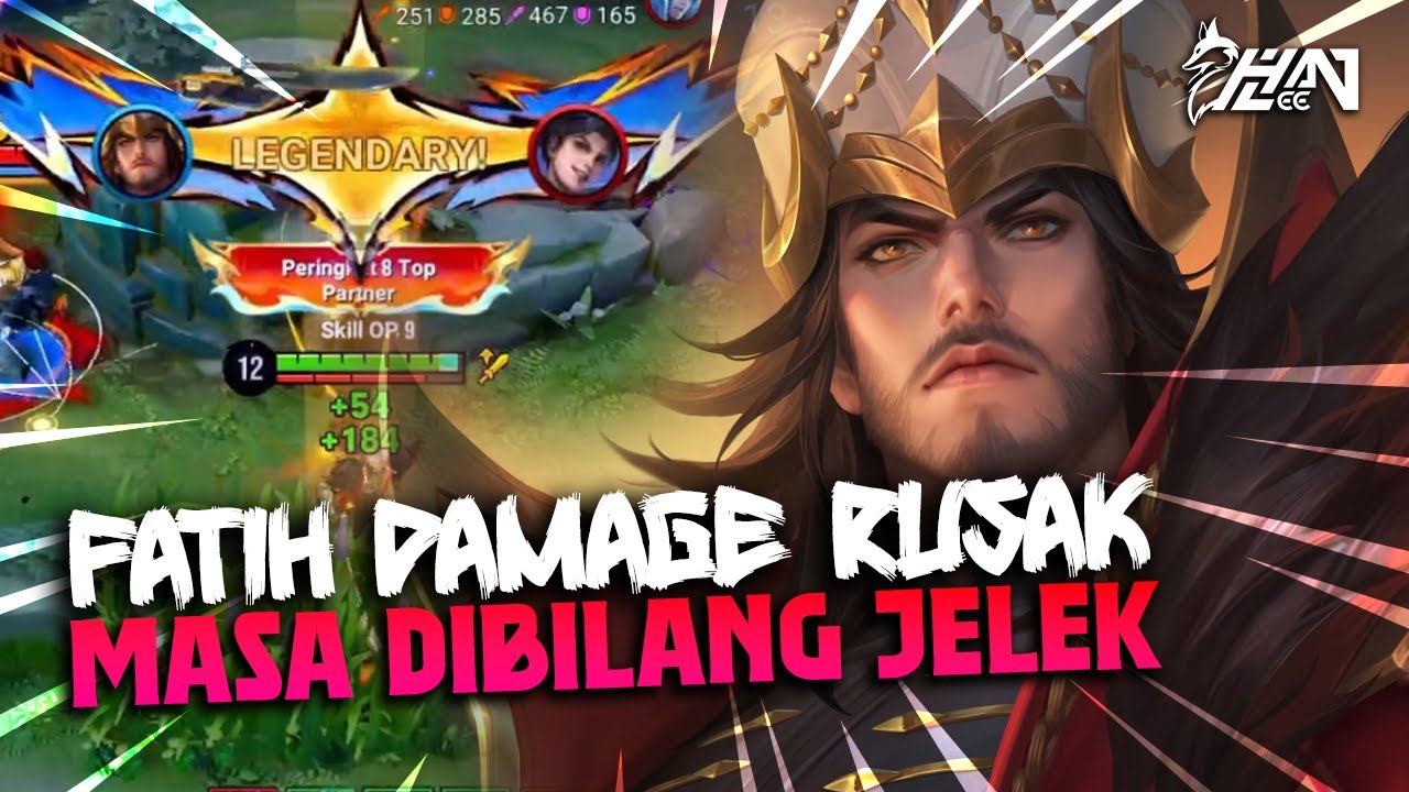 SIAPA YANG BILANG FATIH JELEK? PADAHAL DAMAGENYA RUSAK! | BUILD & GAMEPLAY FATIH - HONOR OF KINGS