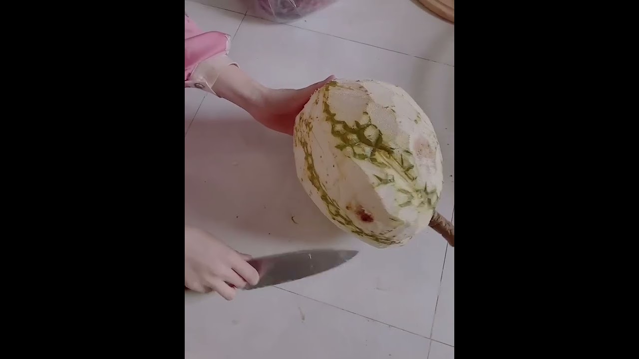 ripe durian monthong fruit with delicious flesh #shorts
