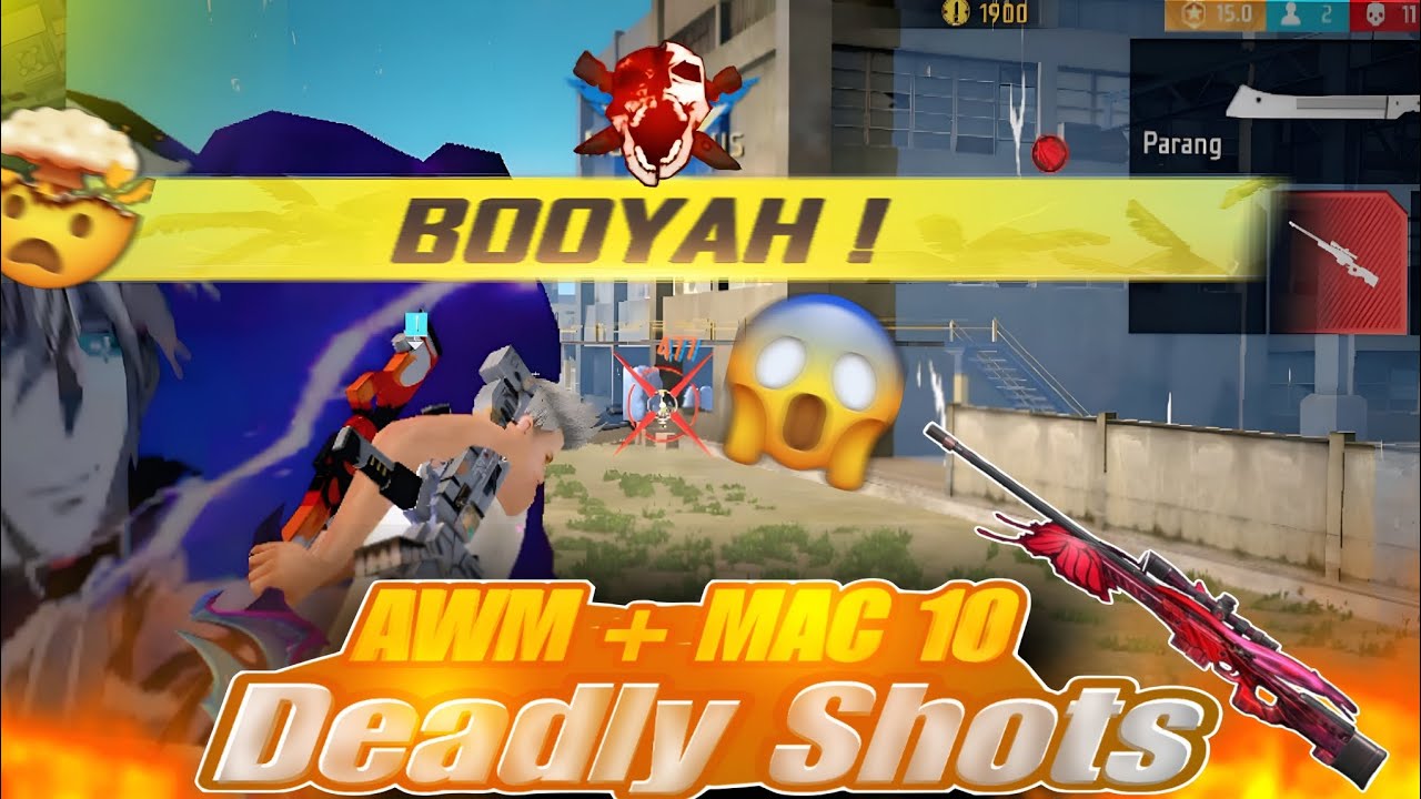 AWM+MAC10 DEADLY SHOTS 🥵🤯 CAN I BOOYAY? WATCH TILL END💀