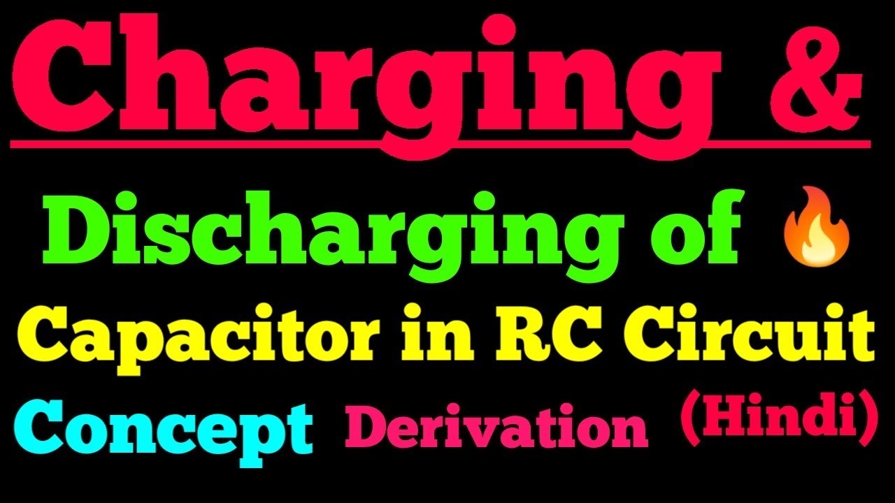 charging and discharging of capacitor in rc circuit