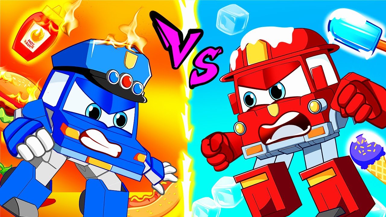 ¿Comida caliente o fría? 🍲🍧 Descubre lo mejor | RoboSquad - Historia ESP
