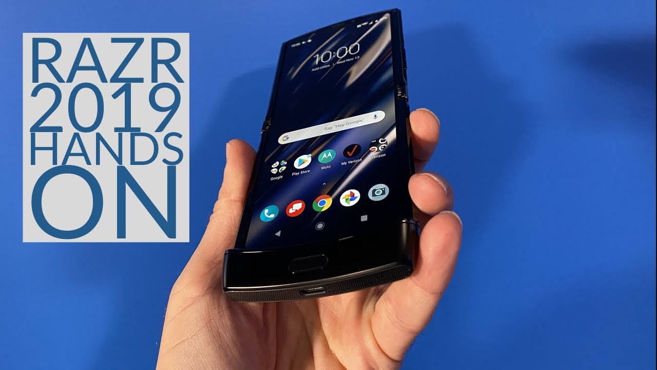 Crazy Cool: Motorola Razr 2019 Foldable Phone Hands On