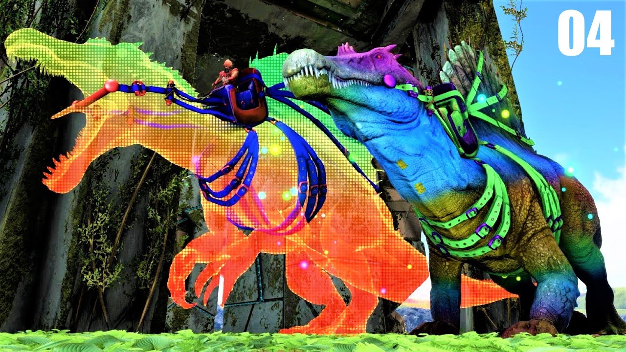 LUCKY HOLOGRAPHIC SPINO IS GAME CHANGEING! ARK SURVIVAL EVOLVED (ELEMENTAL ARK MODDED) E04