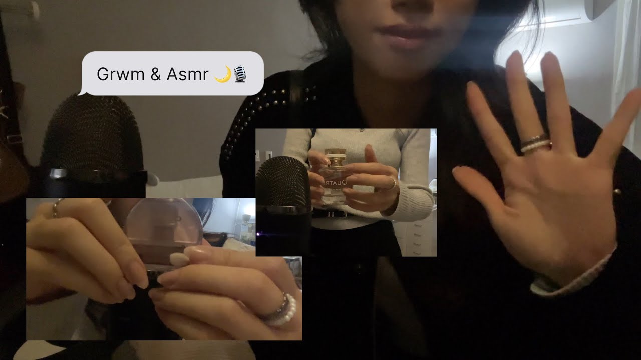 (ASMR) 늦은 오후 외출 준비🌙 조용히 가방 & 파우치 짐싸기 (Tapping, Talking)👜✨