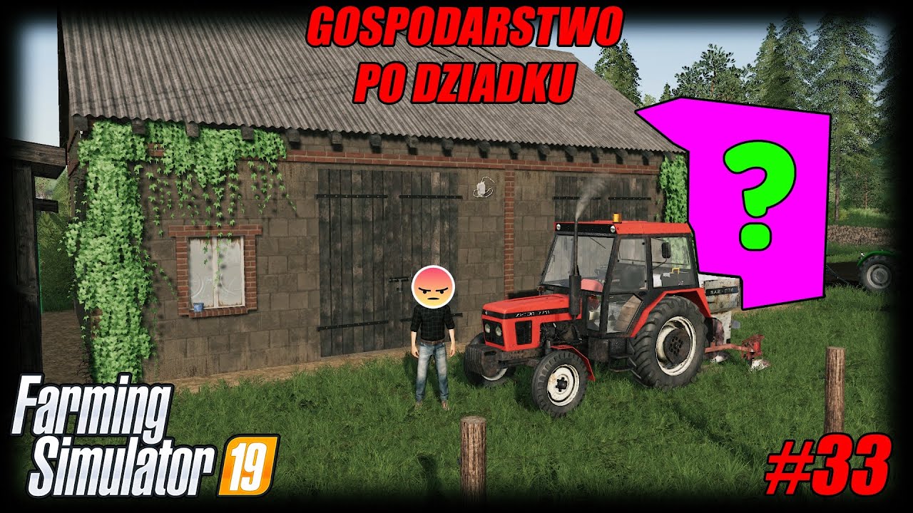 ★ Denerwuję młodego, budowa garażu, sadzenie ziemniaków ★ Gospodarstwo Po Dziadku ★ FS 19 ★