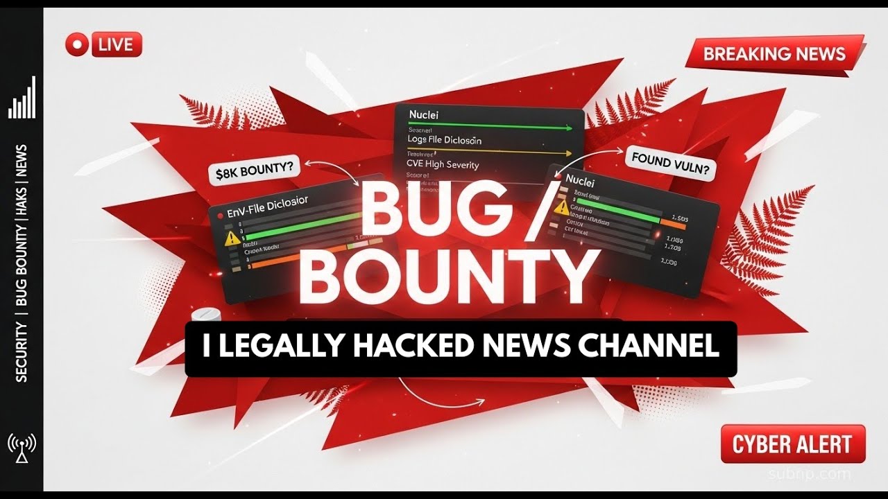 I LEGALLY HACKED a Major NEWS CHANNEL. (Live Bug Bounty Hunting)