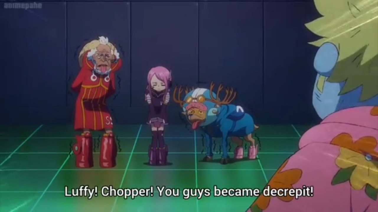 Bonney turns luffy, chopper into old and jimbe into a young child 😱🤯 | one piece episode 1094 (Eng