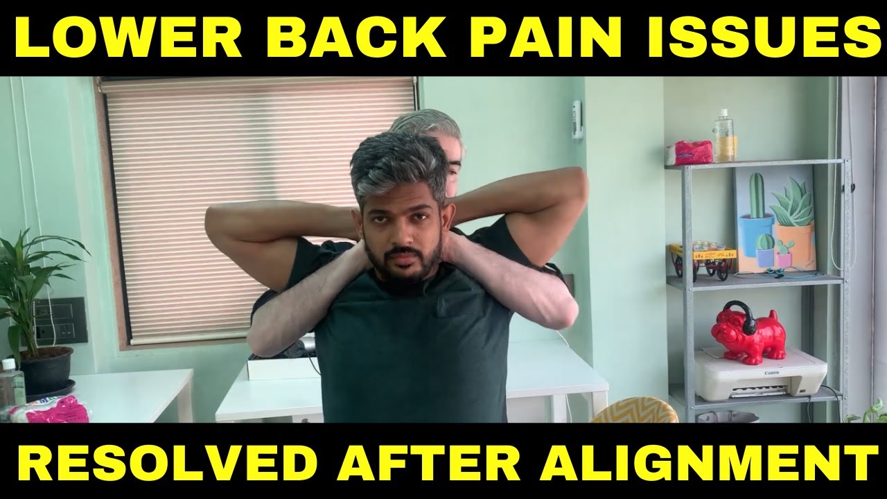 Lower back pain due to long working hours resolved after spinal manipulation by Dr. Sudarshan Singh