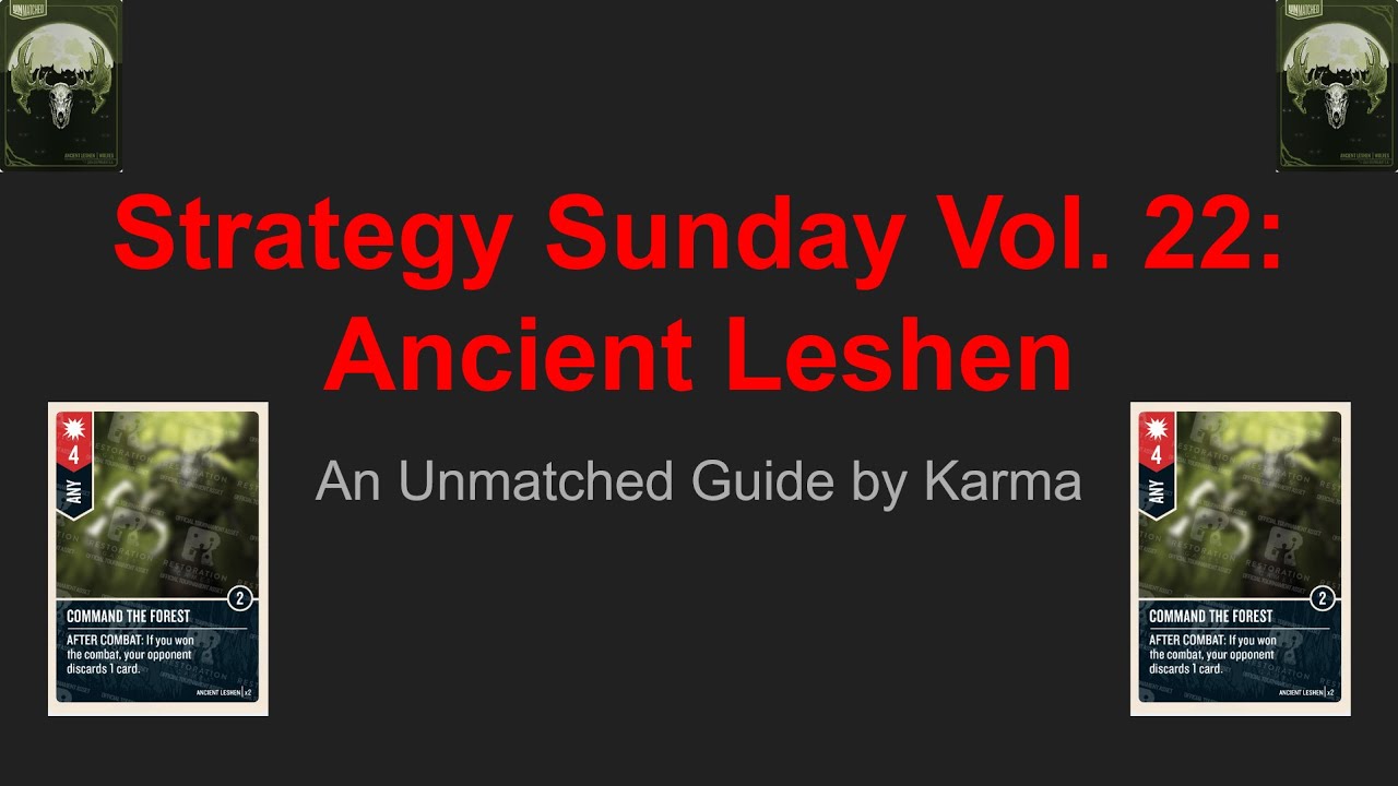 Strategy Sunday Vol. 22: Ancient Leshen