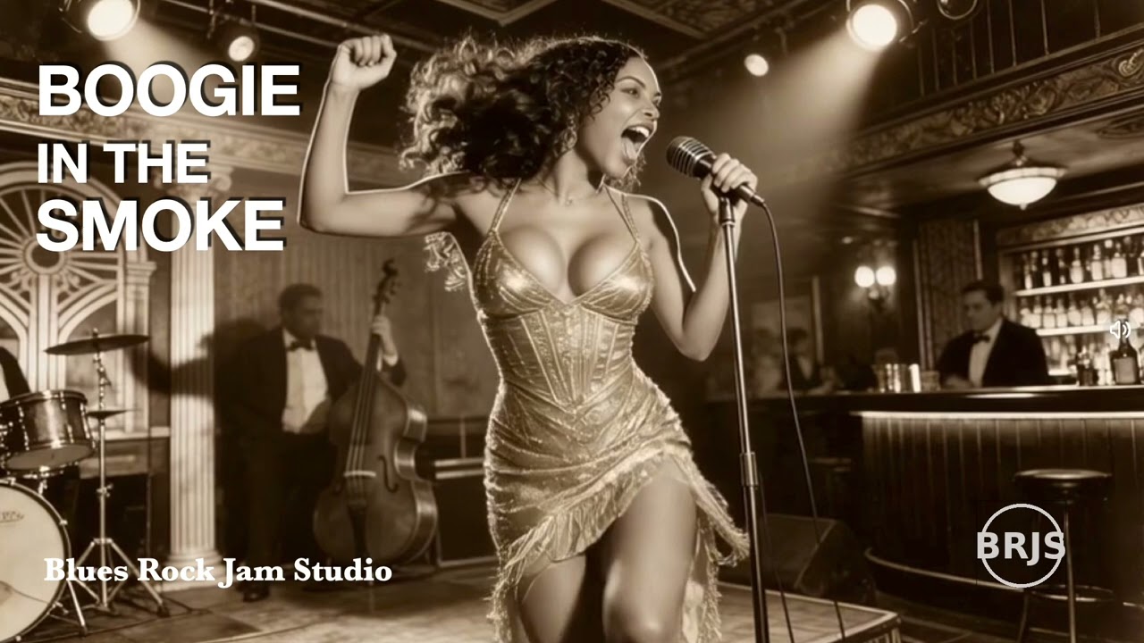 Boogie in the Smoke &mdash; Blues Rock Jam | Blues Rock Jam Studio
