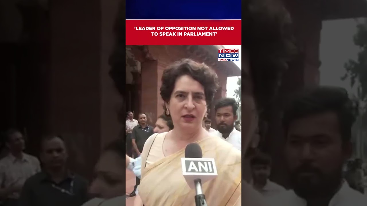 Monsoon Session 2025: MP Priyanka Gandhi Alleges 'LoP Not Allowed To Speak In Parliament' 