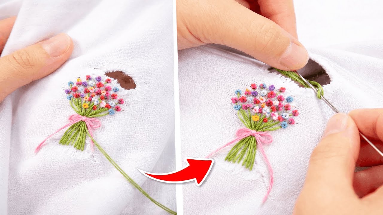 Artisanal Embroidery Made with Traditional Hand Stitching