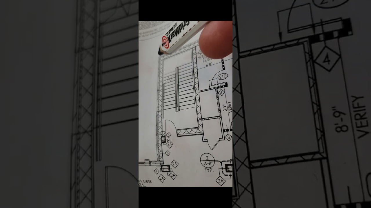 Interpretando planos arquitectónicos (blue prints) de construcción comercial. #drywall #framing