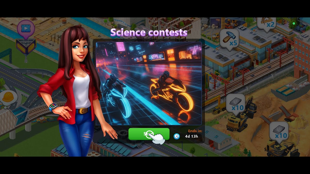 Global City Gameplay # 4 Sacando tokens en la mina y nuevo concurso
