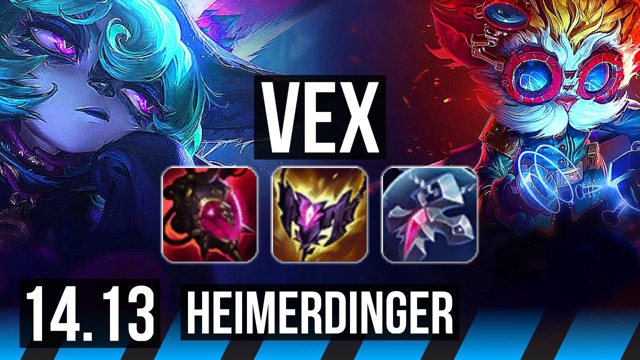 VEX vs HEIMERDINGER (MID) | Rank 1 Vex, 10/4/11 | EUNE Challenger | 14.13