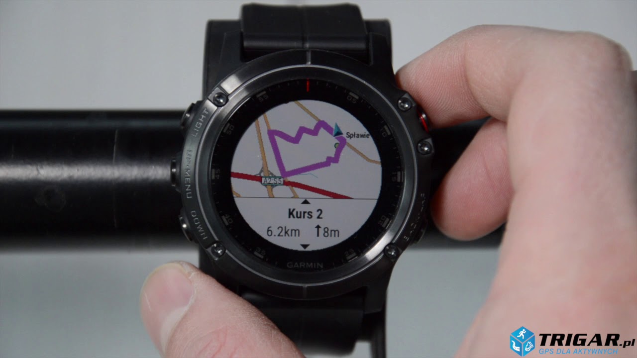 Garmin Fenix 5X Plus - Kurs Trasy Powrotnej