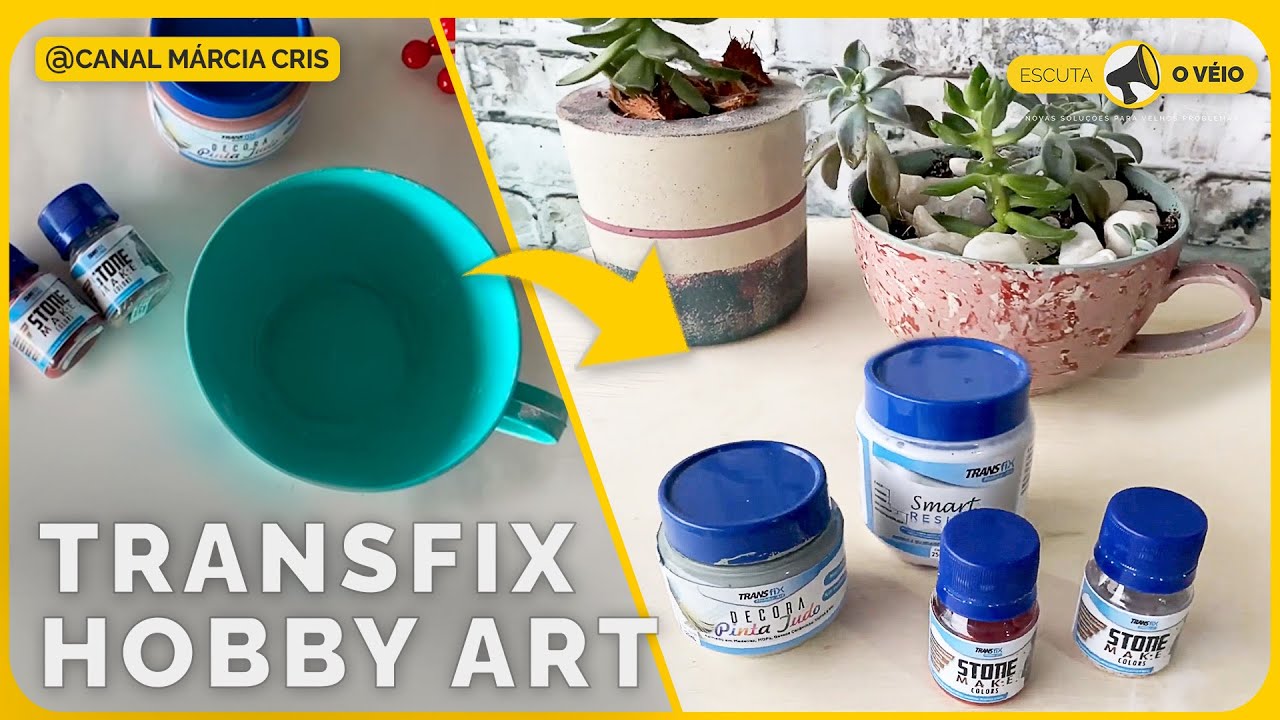 TRANSFORME SEU AMBIENTE! Uma peça que iria para o lixo, agora vira luxo | Transfix Hobby Art | DIY