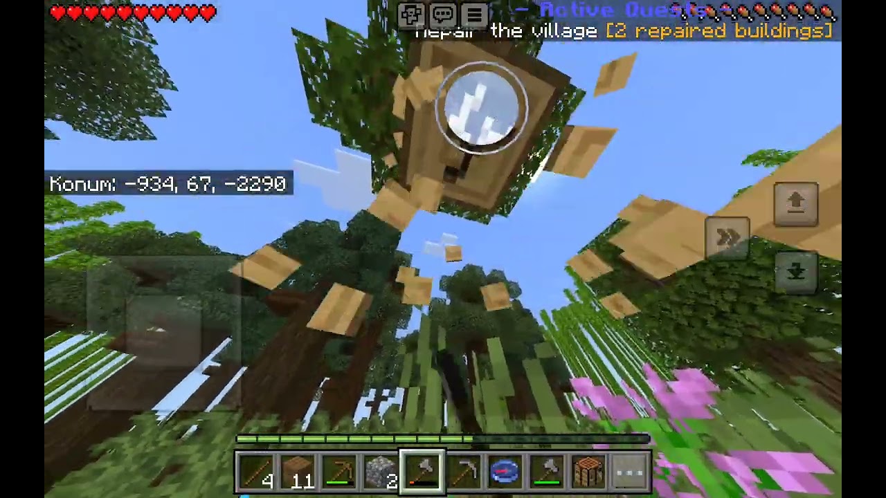 Doğal afetlere karşıyız minecraft.