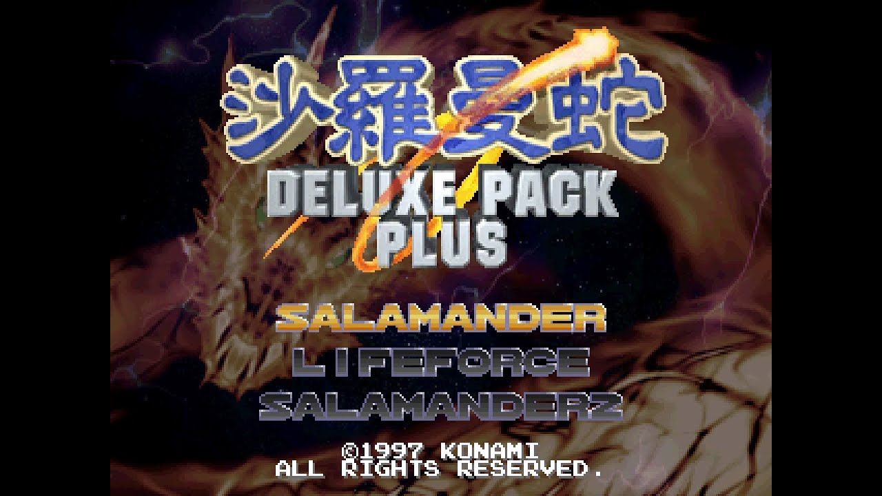 Salamander Deluxe Pack Plus (Jap) PS1 Game Full Run