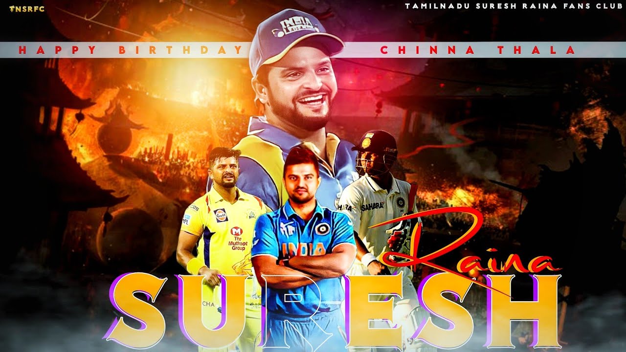 Happy Birthday Suresh Raina❤️😍 | Whatsapp status | @ashik.vk_42