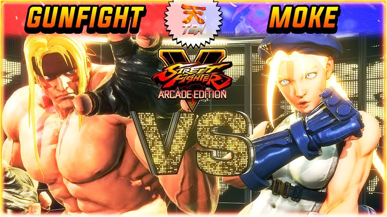 SFV AE ✪ GUNFIGHT (#1 Online ALEX) vs MOKE (Cammy) | FT5 Set ✪ SF5 TenSFV