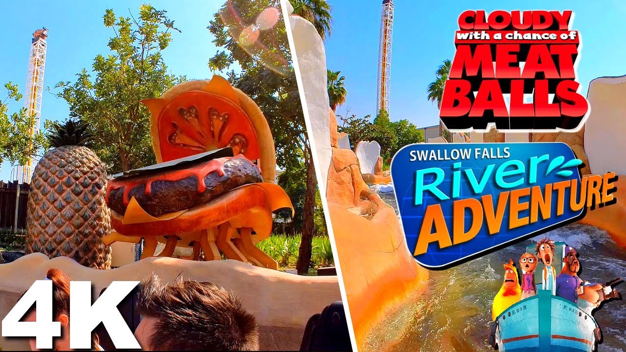 Cloudy with a Chance of Meatballs : River Expedition [On-Ride 4K POV] - Motiongate Dubai