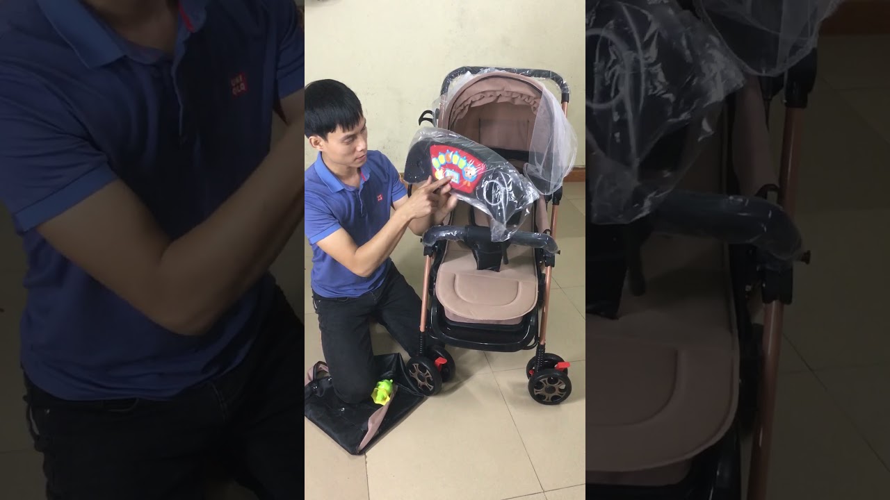 Hướng dẫn lắp xe đẩy cho bé