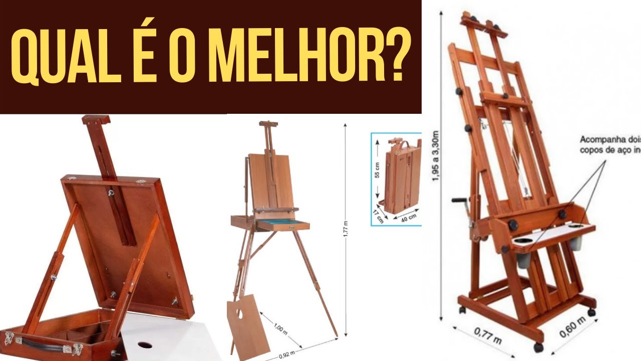 Cavaletes para Pintura em tela, tudo que você precisa saber na hora de adquirir Marcio Monteiro